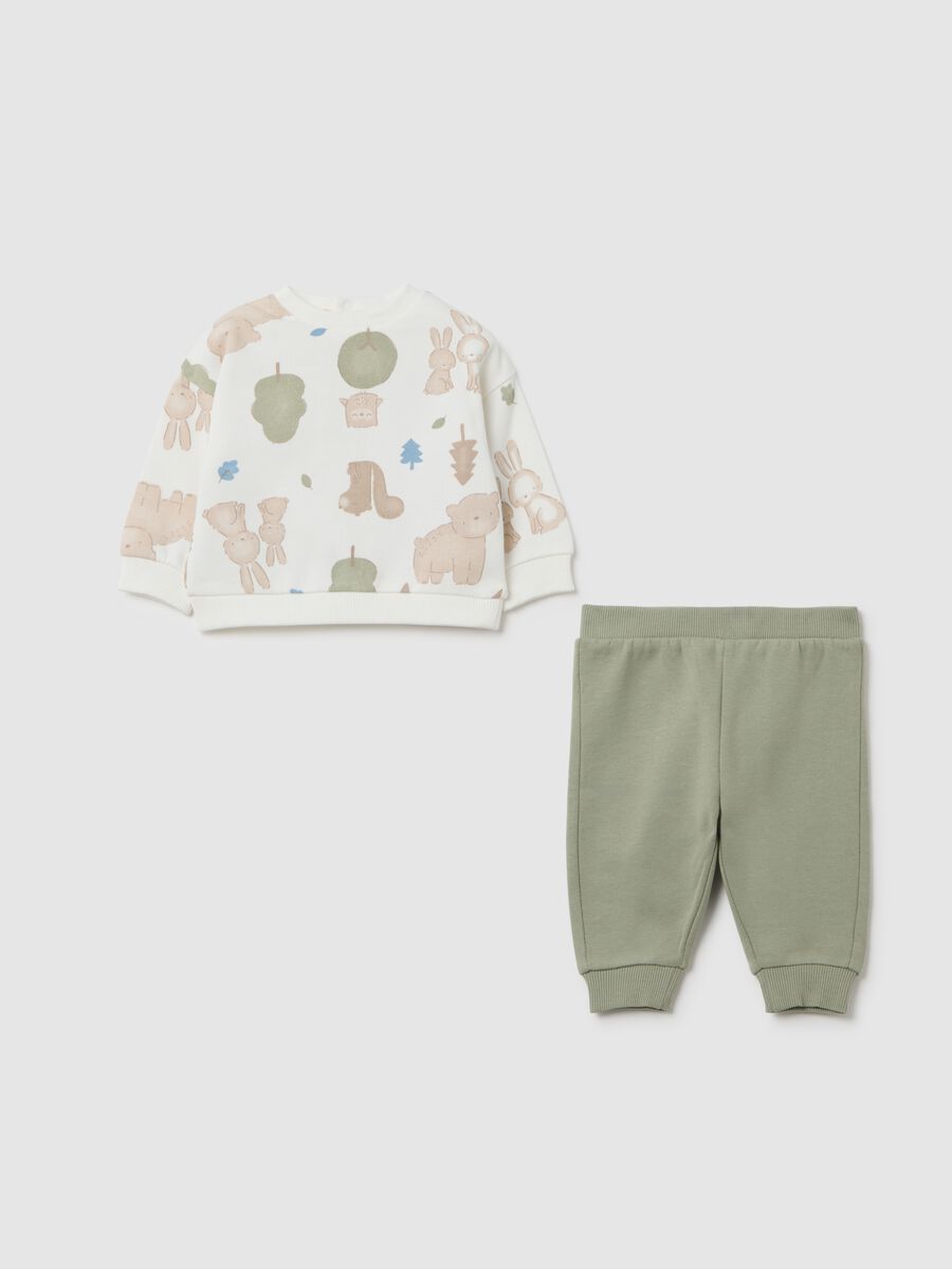 Multicoloured pure cotton baby outfit_0