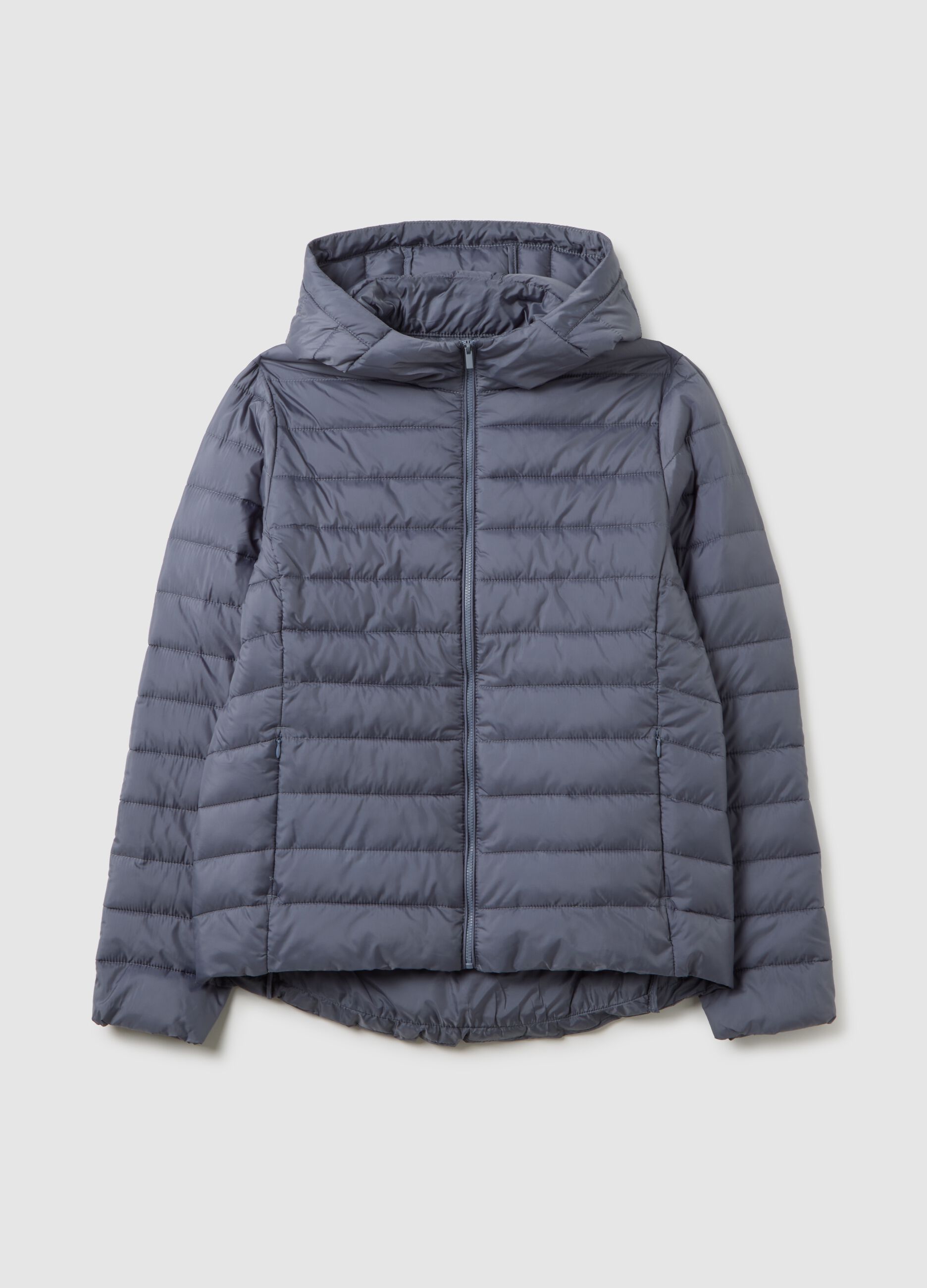 Blue Regular Fit Jacket