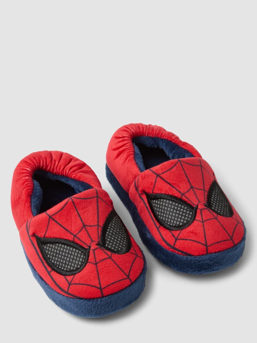 Pantofole rosse MARVEL Spider-Man con stampa ragnatela per bambino e ragazzo_2