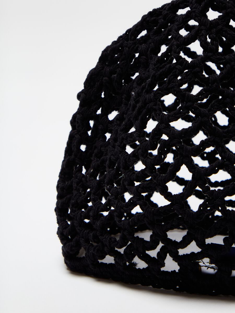 Calotta in cotone crochet_1