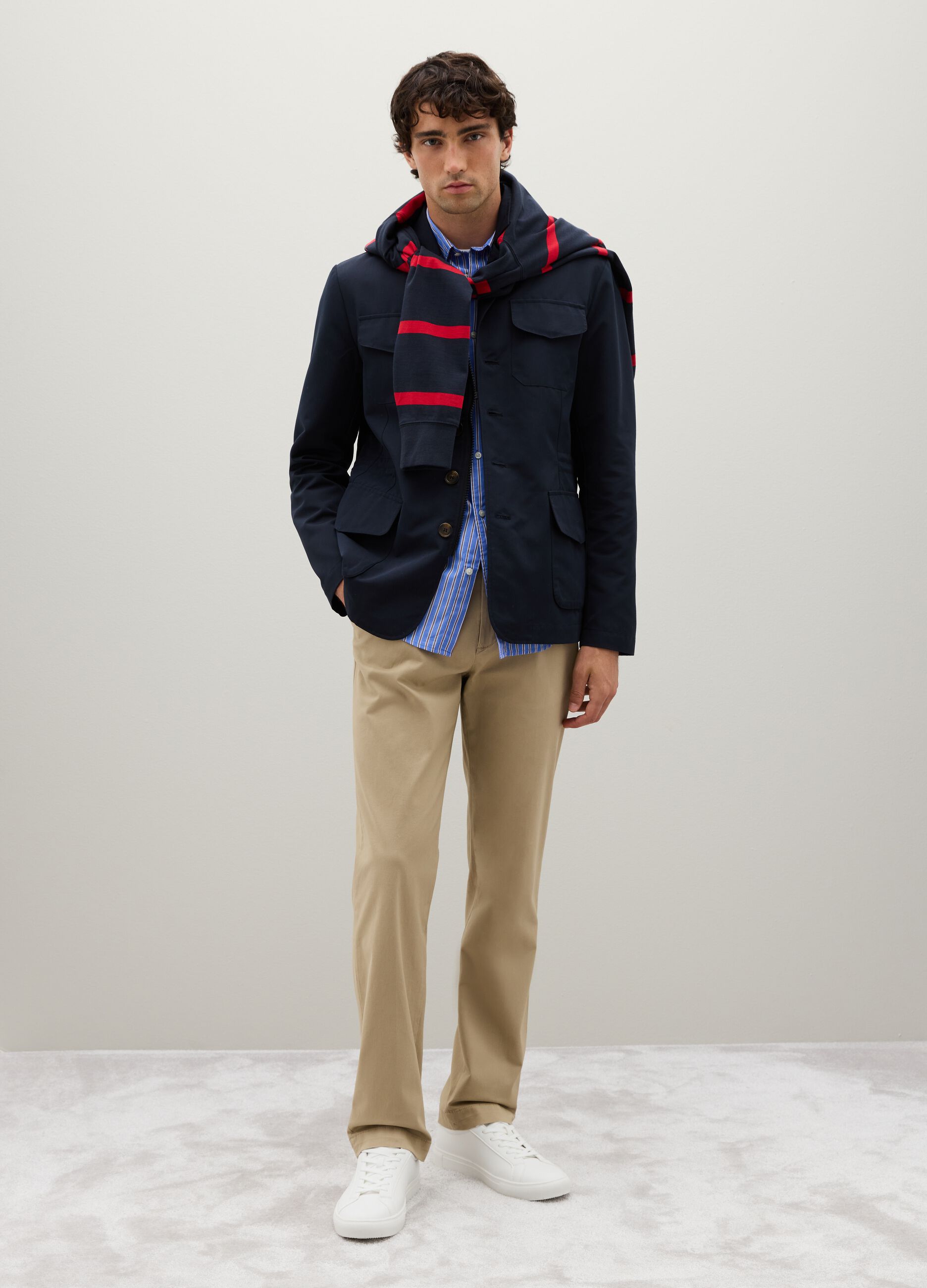 Blue Jacket in Regular Fit