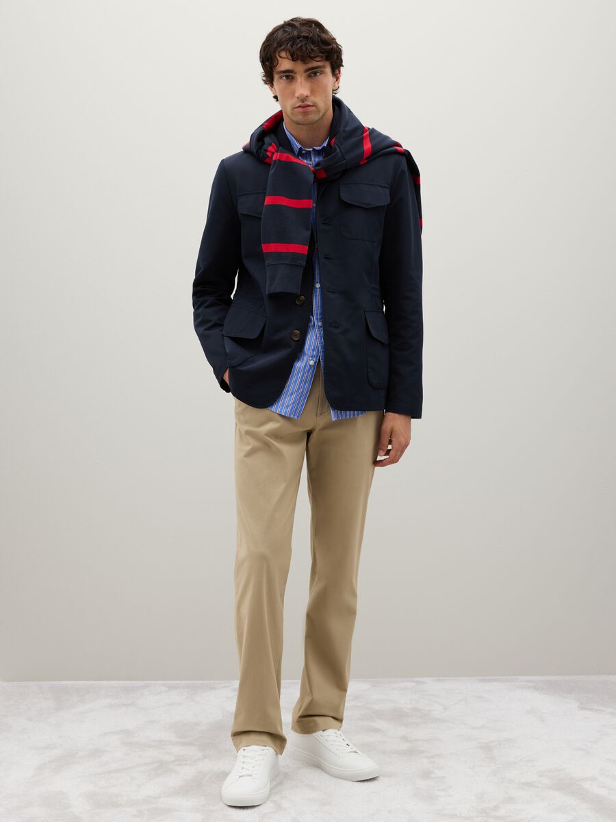 Blue Jacket in Regular Fit_1