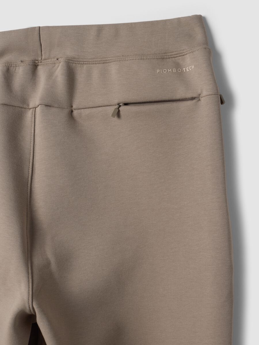 Jogger grigi regular fit in tessuto elasticizzato Easy dry_5