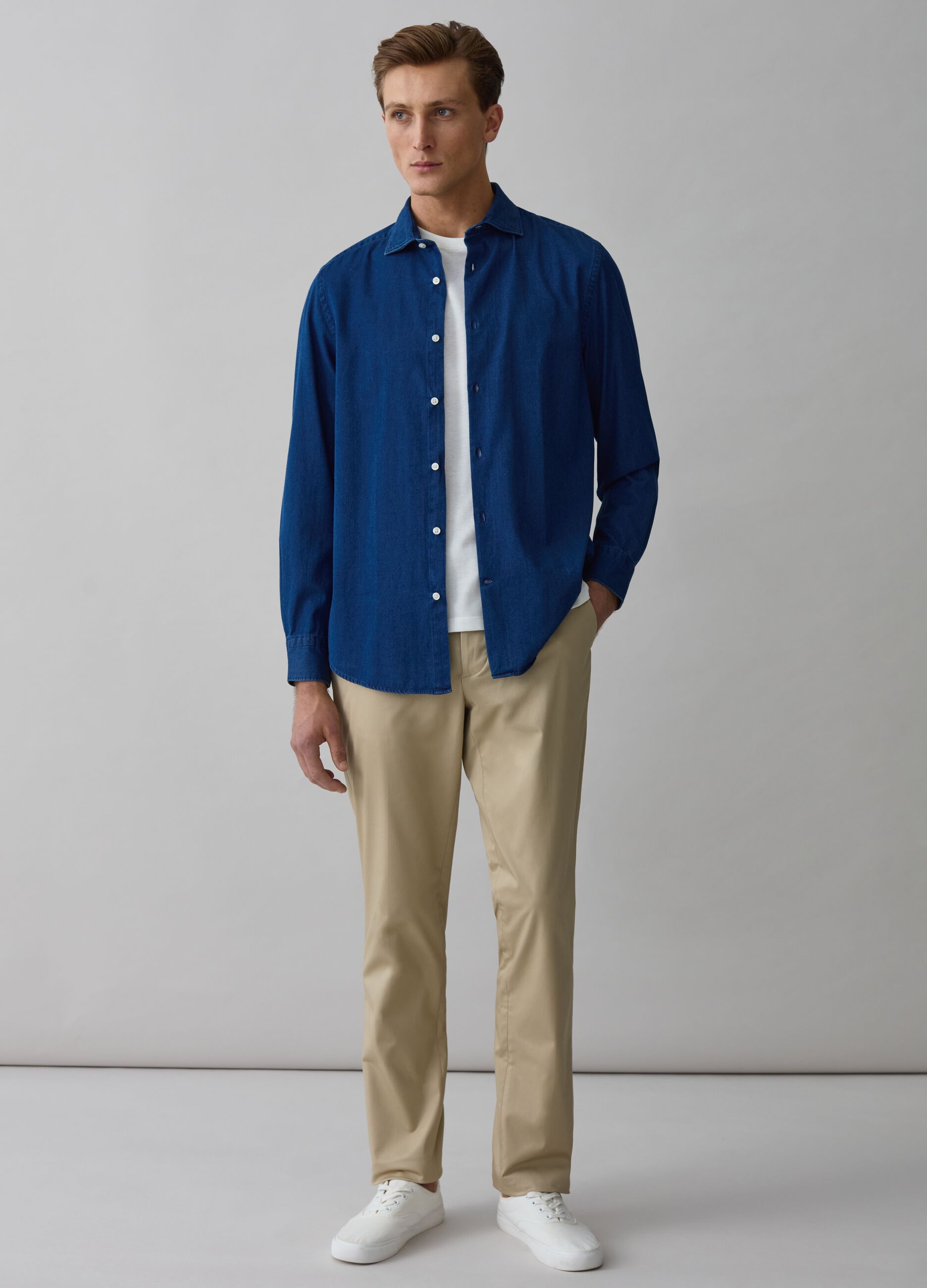 Contemporary chino trousers