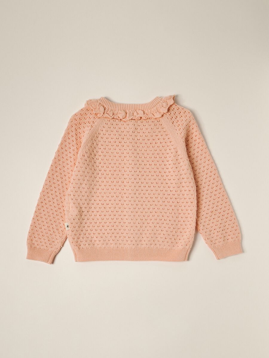 IANA newborn girl cardigan in 100% cotton_1