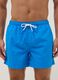 Boxer da mare blu con elastico in vita_1