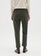 Green Stretch Cotton Regular Fit Trousers_2