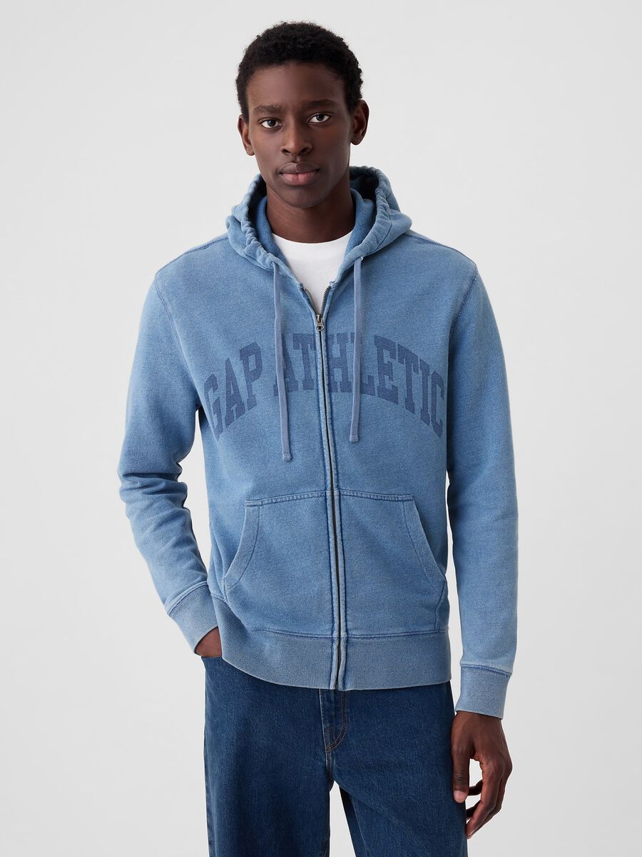 Full-zip con stampa logo Athletics_0