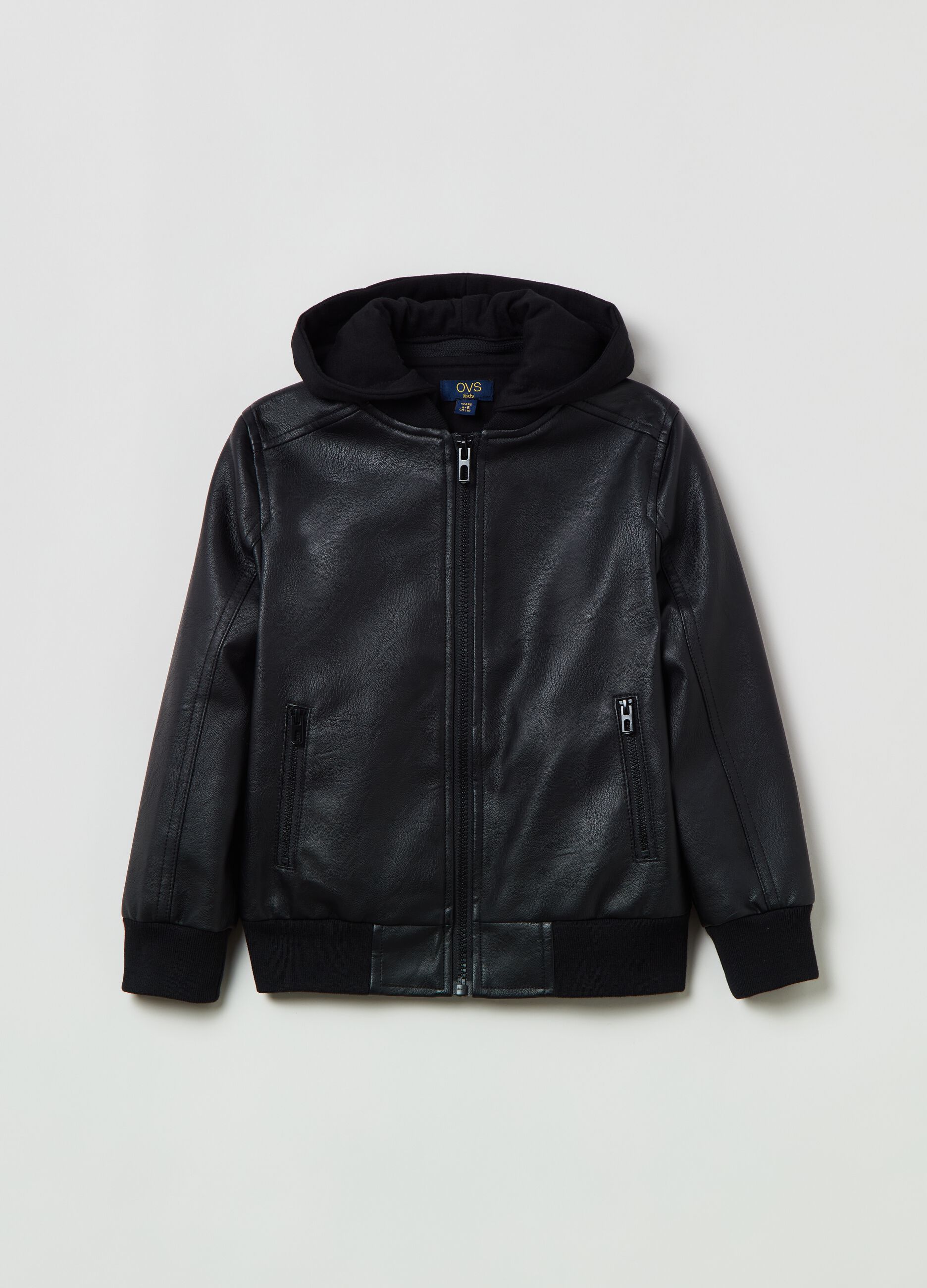 Bomber full-zip con cappuccio _0