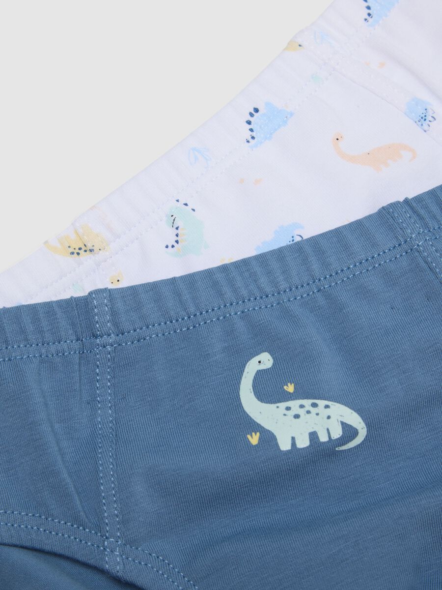 Newborn multicolour elasticated cotton briefs triple pack_3