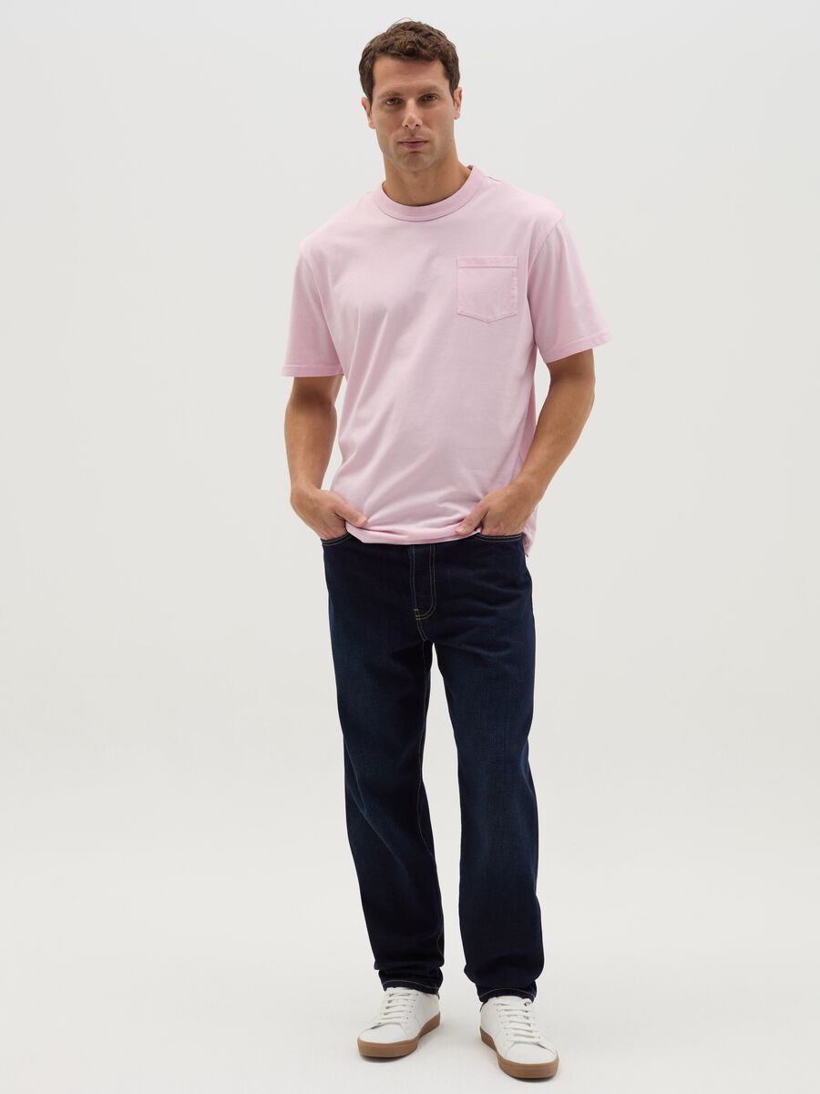 Relaxed-fit T-shirt in cotton with pocket_1