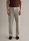 Multicolour striped stretch cotton regular fit trousers_1