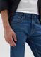 Skinny fit blue denim jeans_3