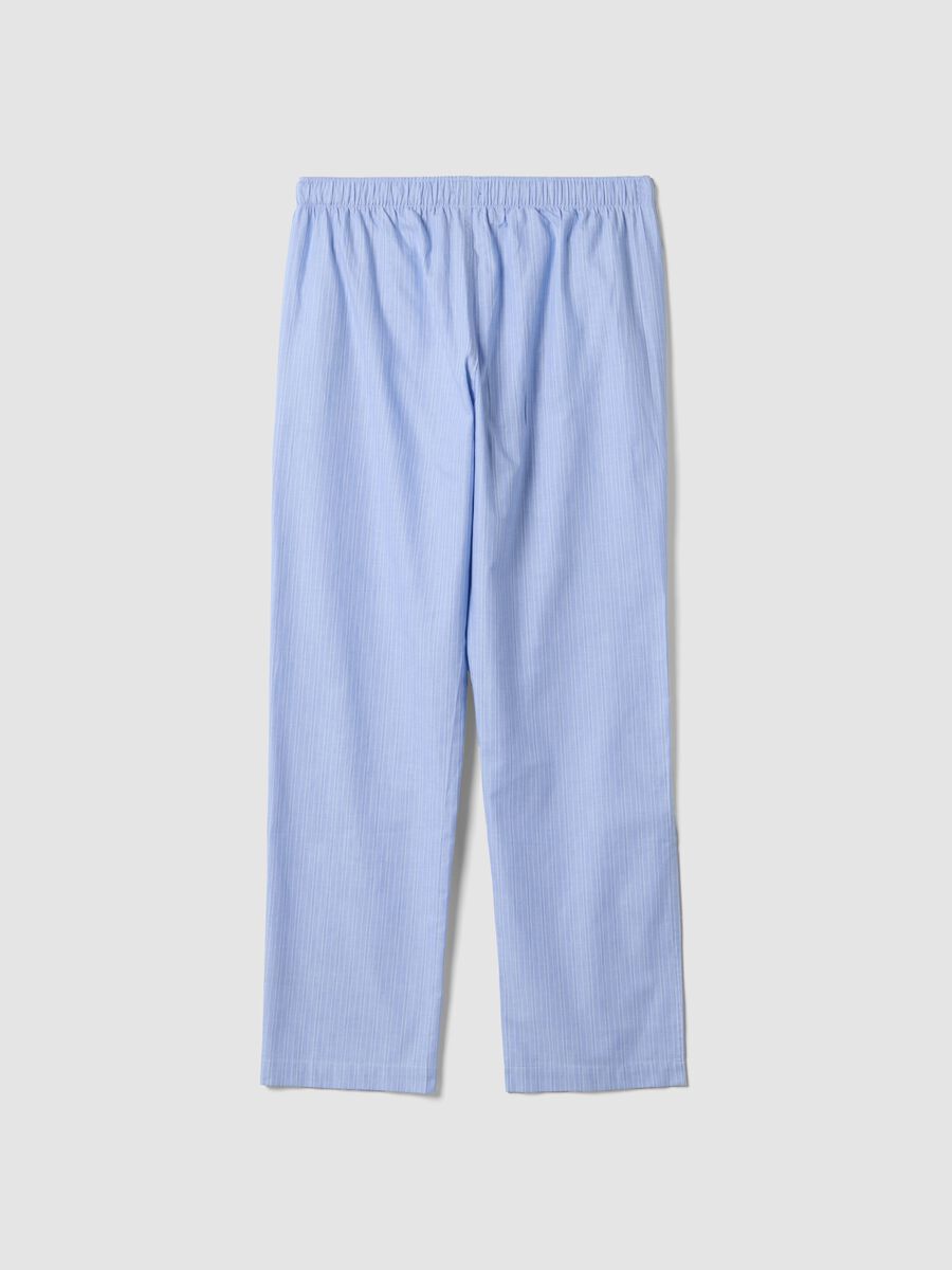 Light blue pure organic cotton pyjama trousers_2