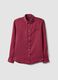 Red pure linen long-sleeve shirt regular fit_4