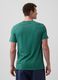 Pure Cotton Short Sleeve T-shirt with Logo_0