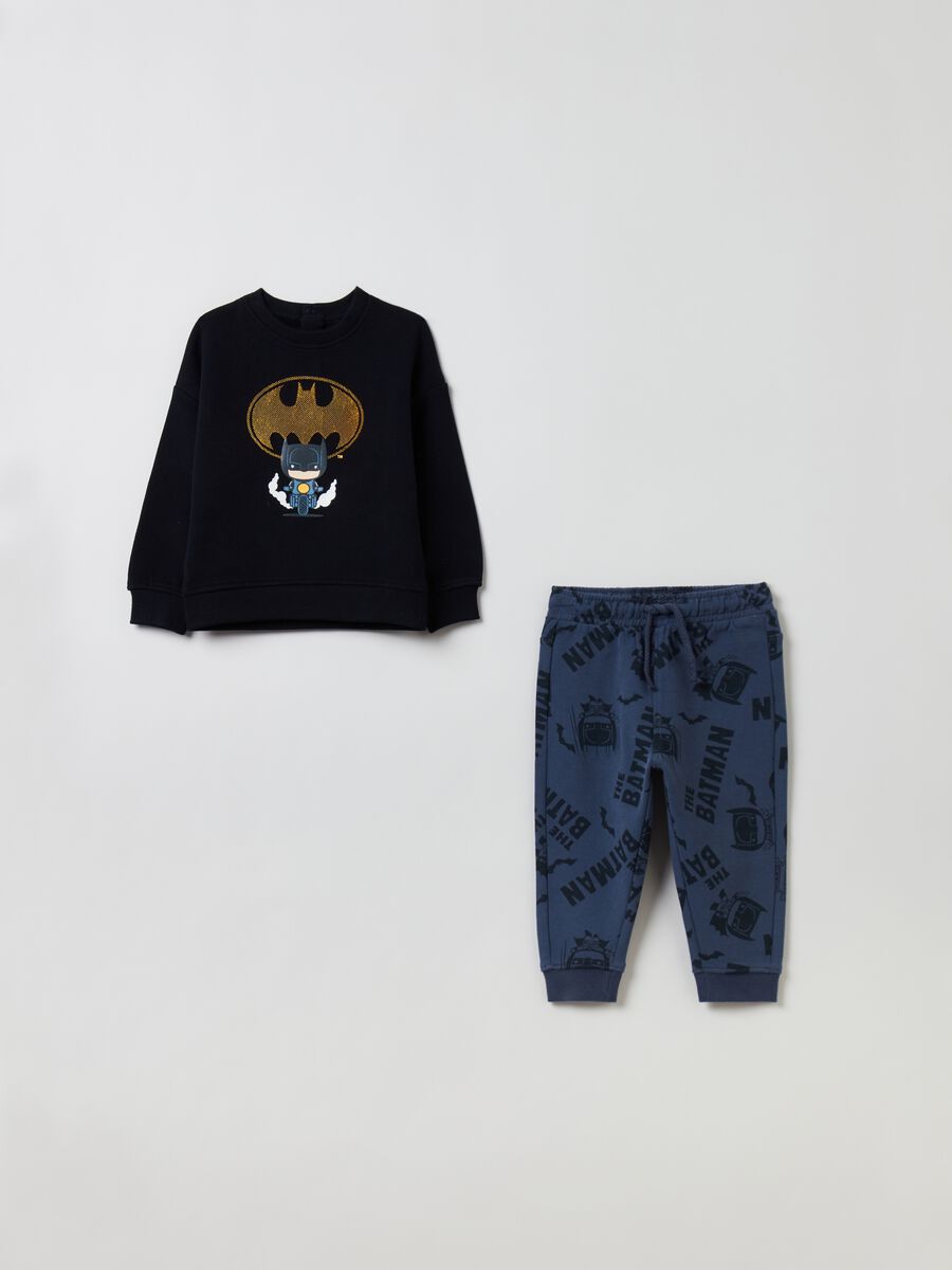 Jogging set in cotone stampa The Batman_0