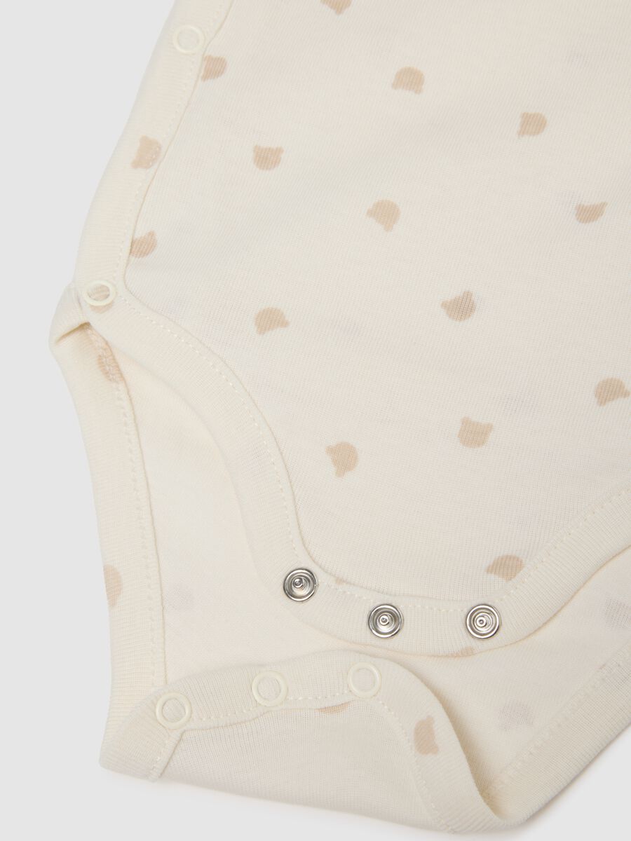 Bipack body in puro cotone multicolor per neonati_2