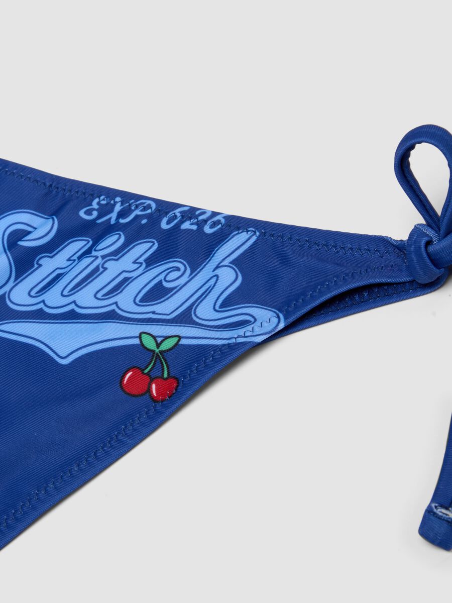 Blue stretch triangle bikini_3