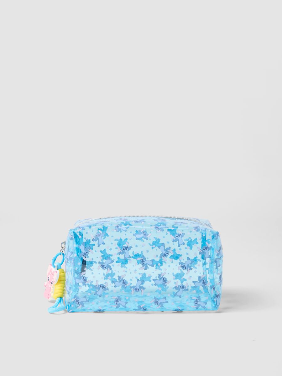 Blue beauty case with Stitch prints_0