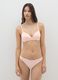 Beige fabric regular fit briefs_0