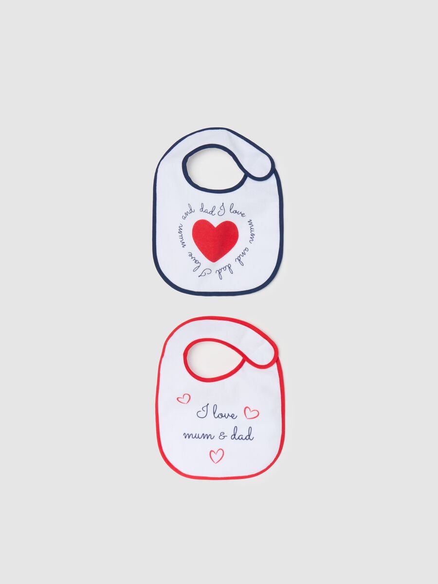Two-pack I Love Mum & Dad bibs_0