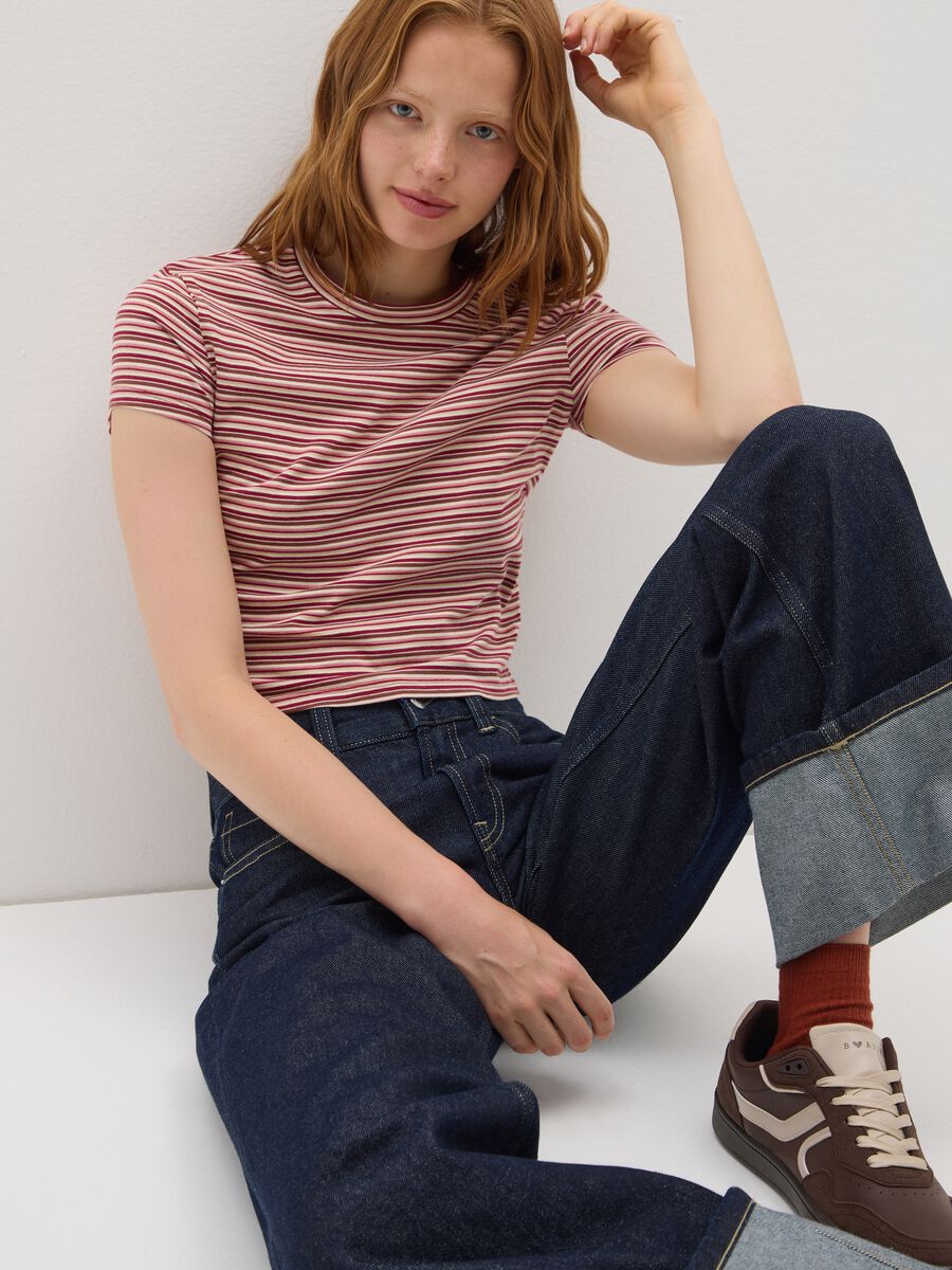 Women's Multicolour Pure Cotton T-shirt_2