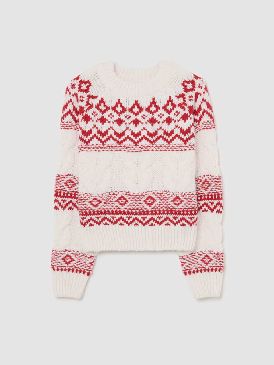 Multicolour regular fit crew neck jumper_4