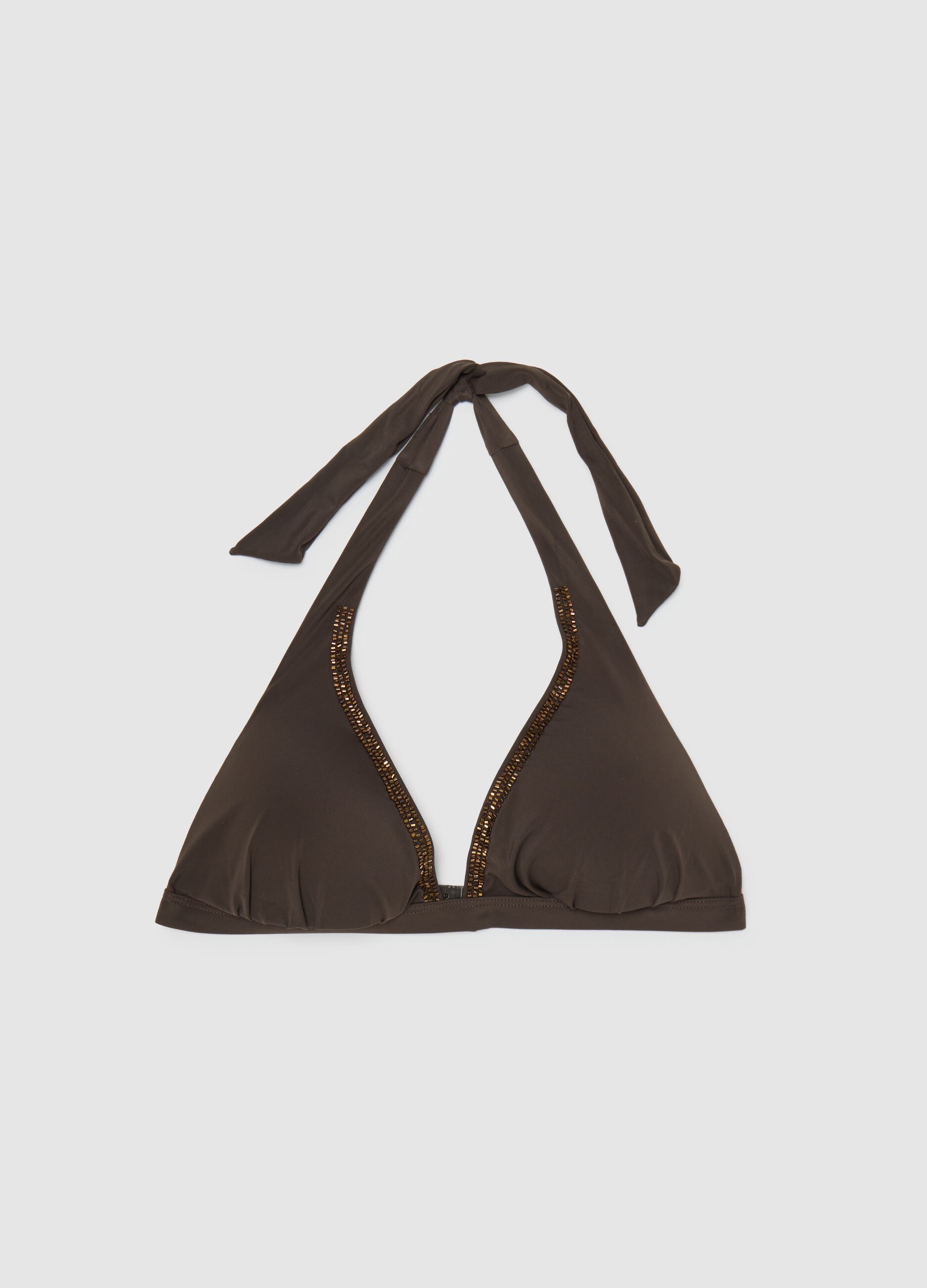 Women's Stretch Blend Brown Bikini