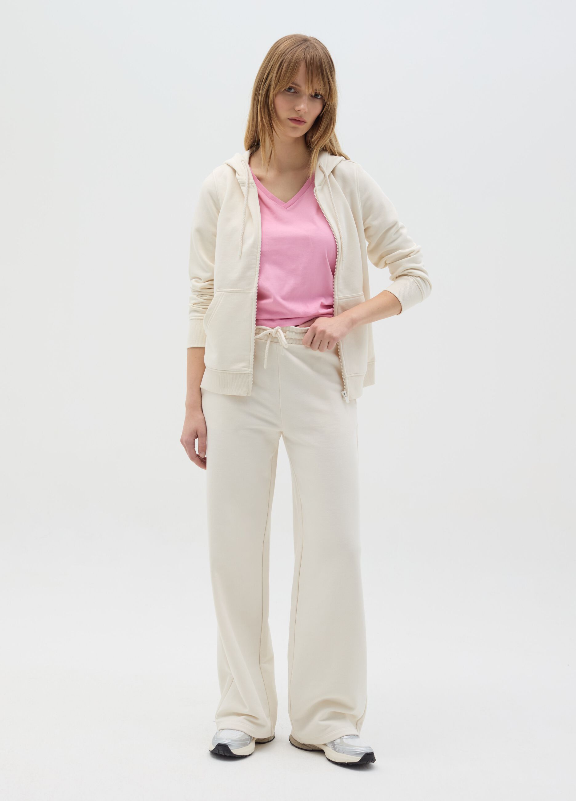 Essential straight-fit joggers with drawstring