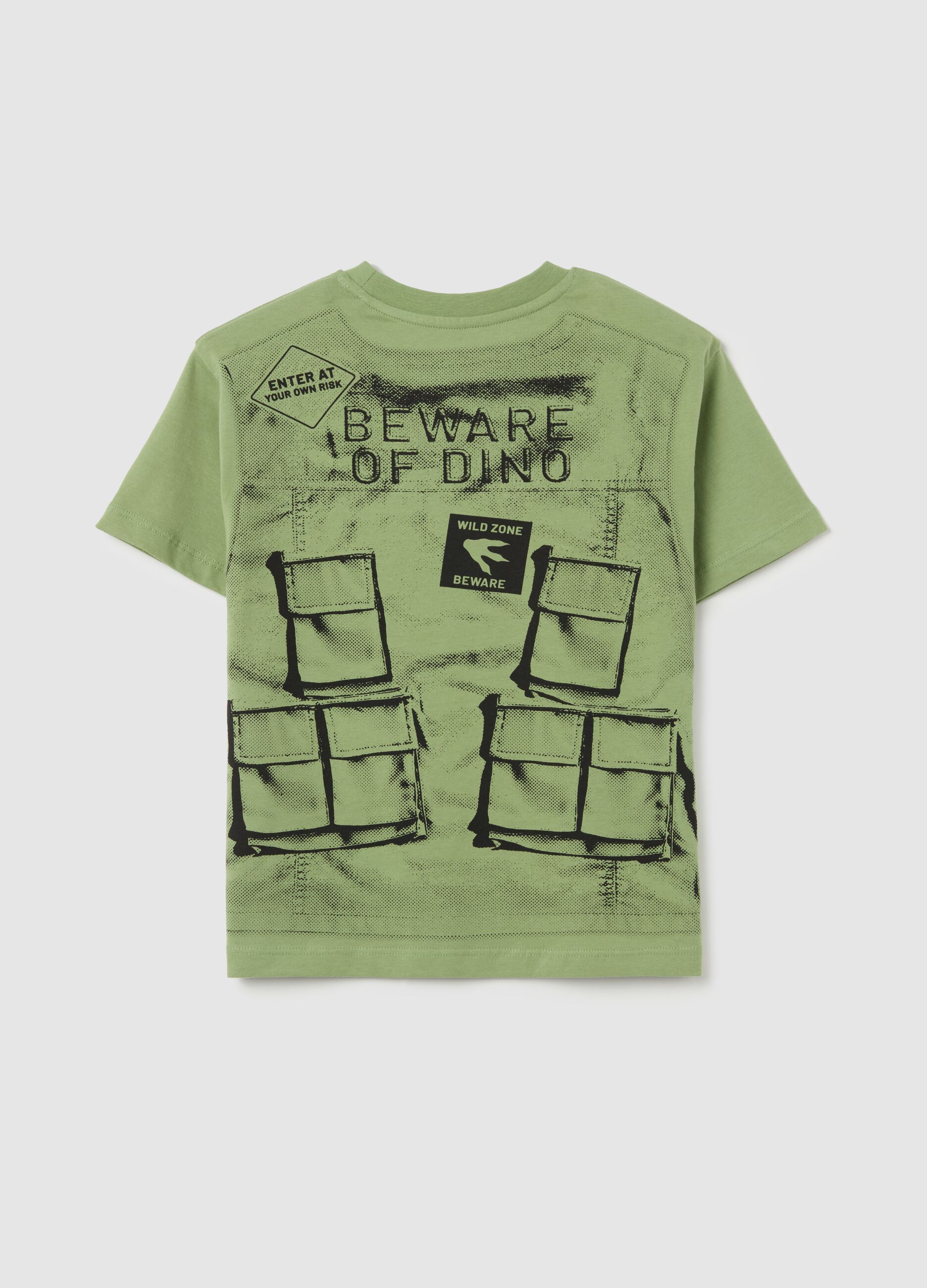 Cotton T-shirt with print