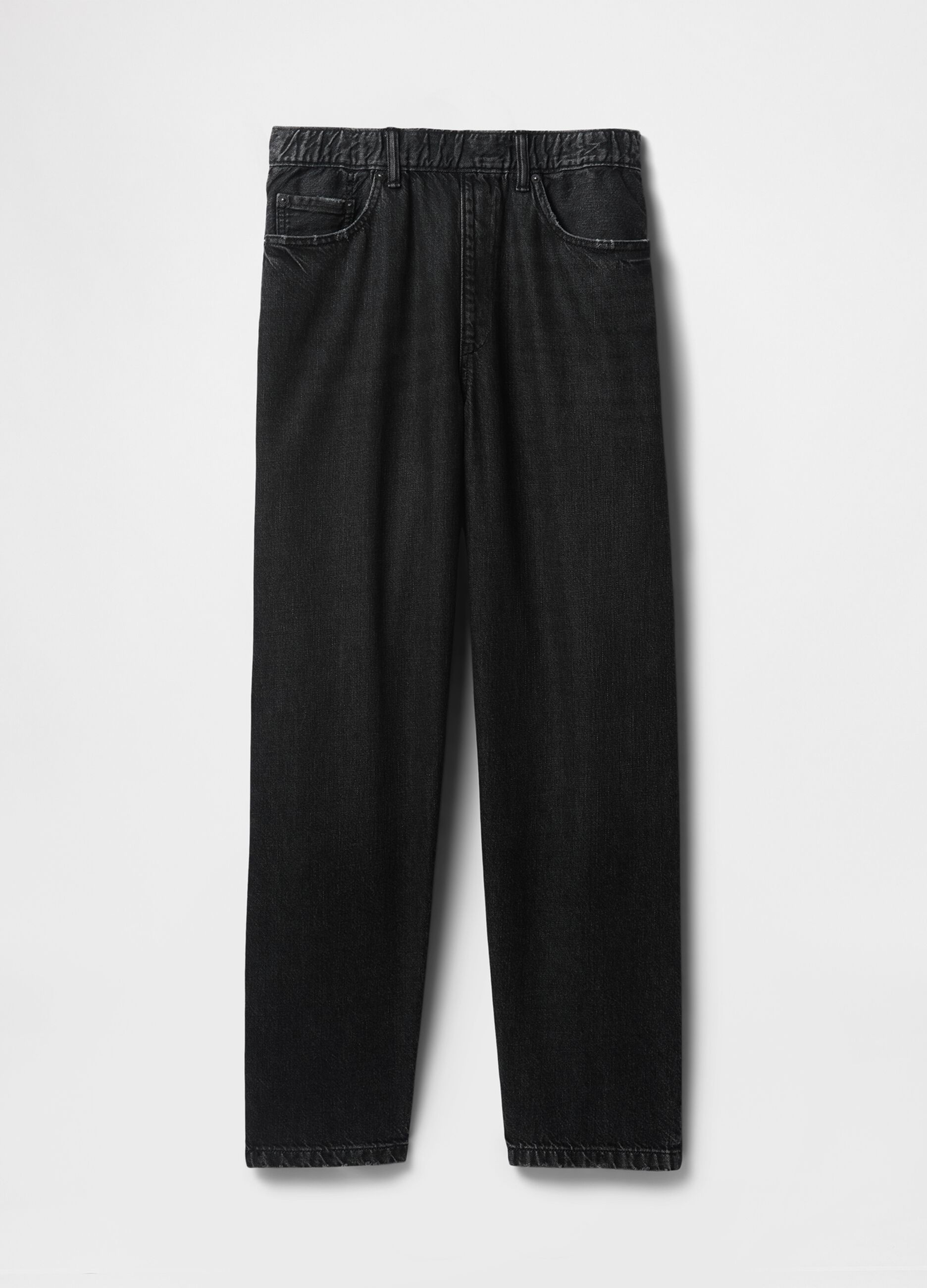 Gap Black Wide Leg Denim Trousers