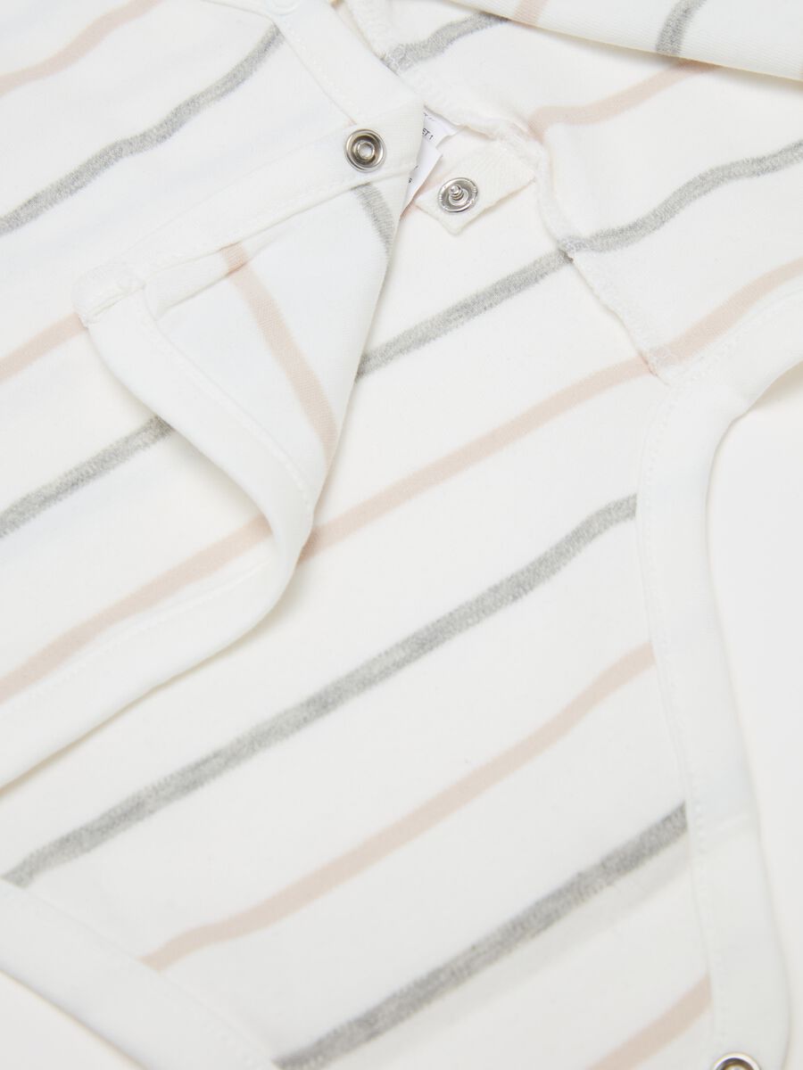 Two-pack organic cotton bodysuits with print_2
