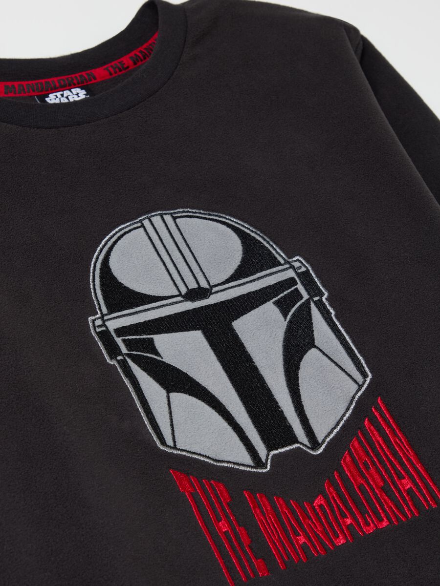 Pigiama in ciniglia con stampa The Mandalorian_2