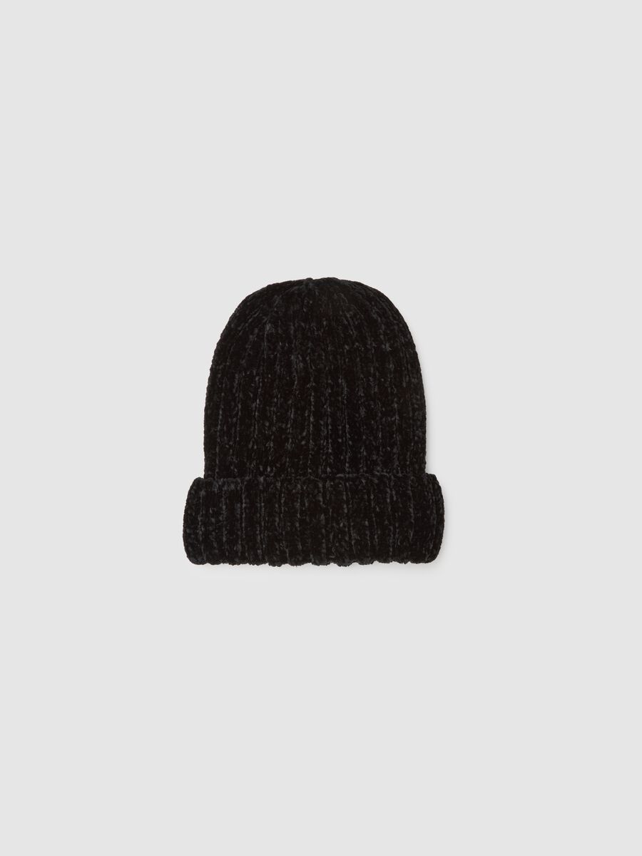 Black Jersey Beanie_0