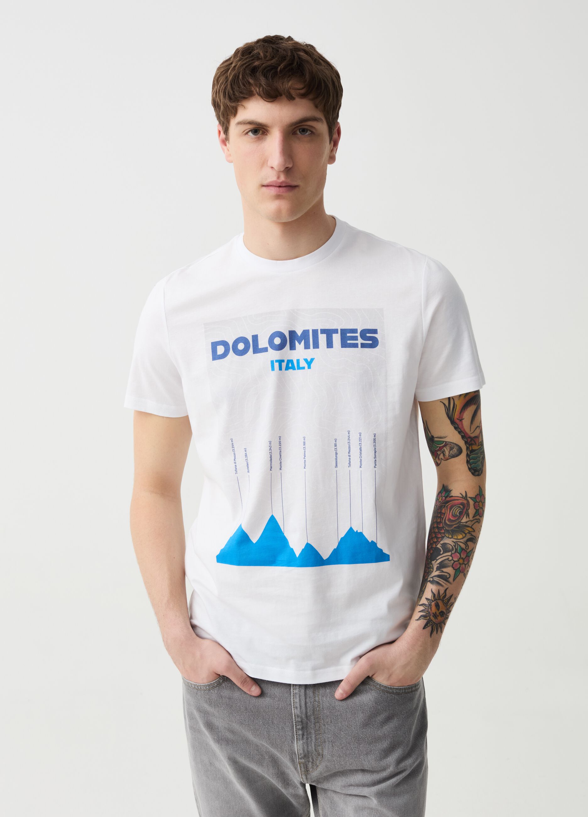 Ovs T-shirt con stampa Dolomiti