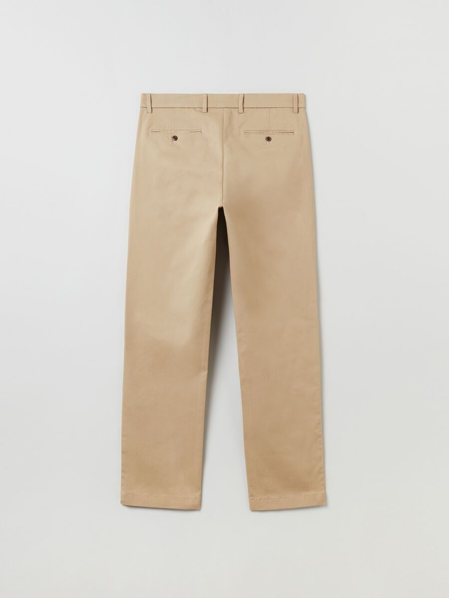 Pantaloni slim fit in cotone stretch_2