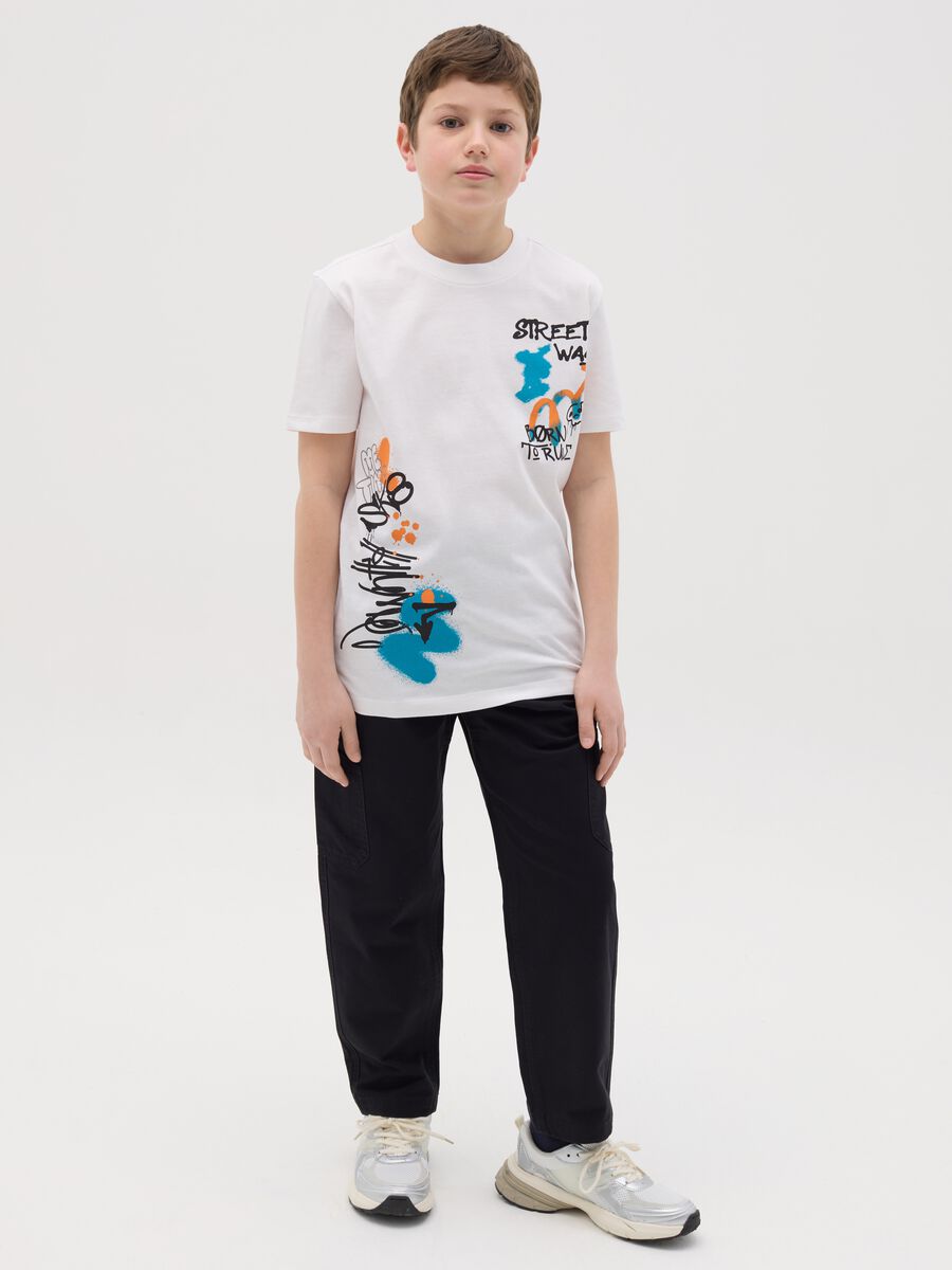 Cotton cargo trousers_1