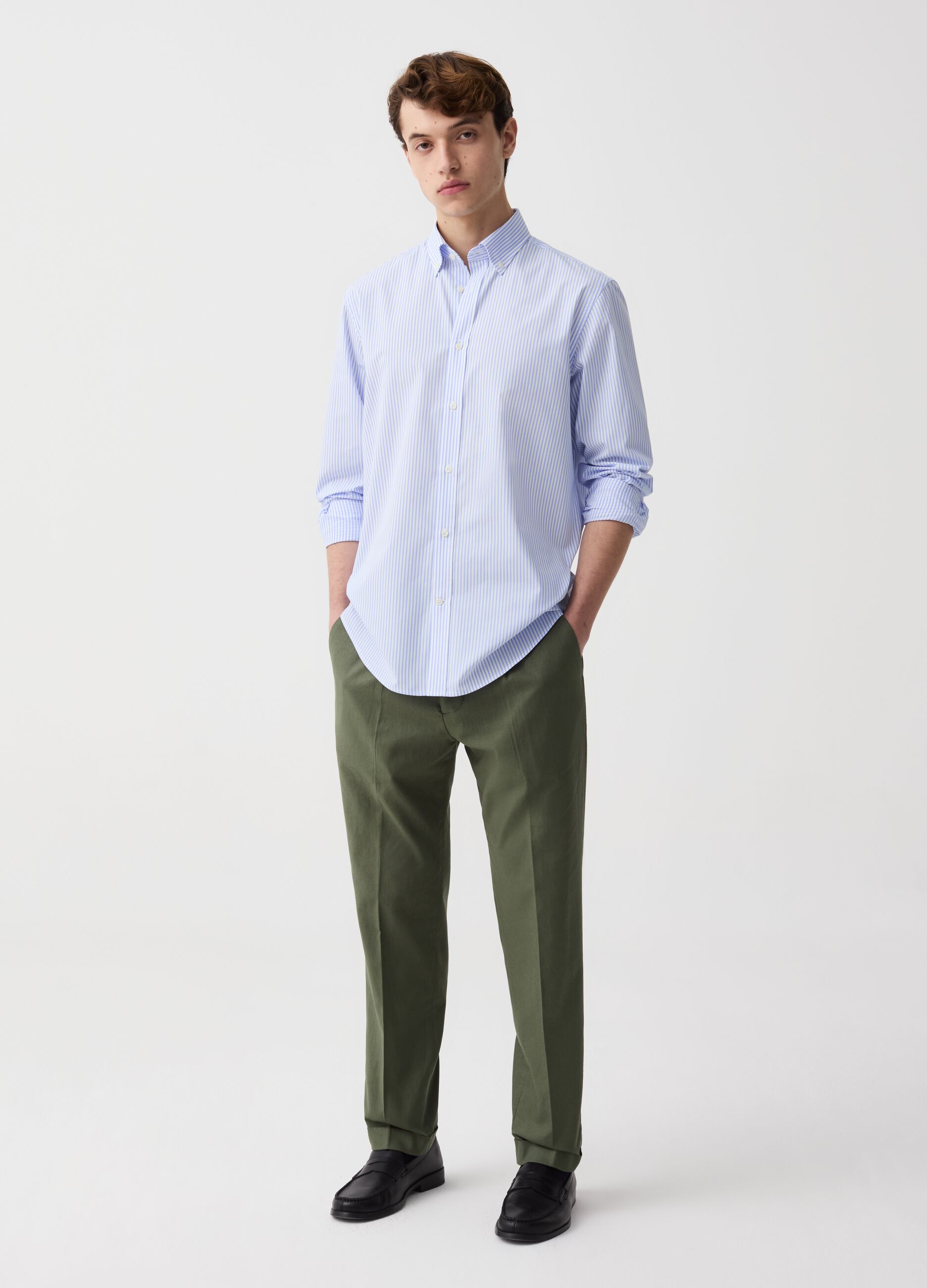 Ovs Pantalone chino con pinces B.ST 1957