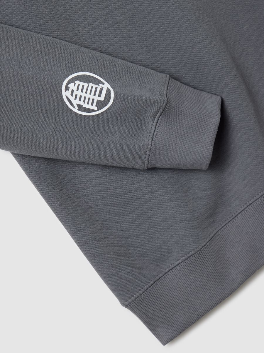 Grey Long Sleeve Manga Sweatshirt_5