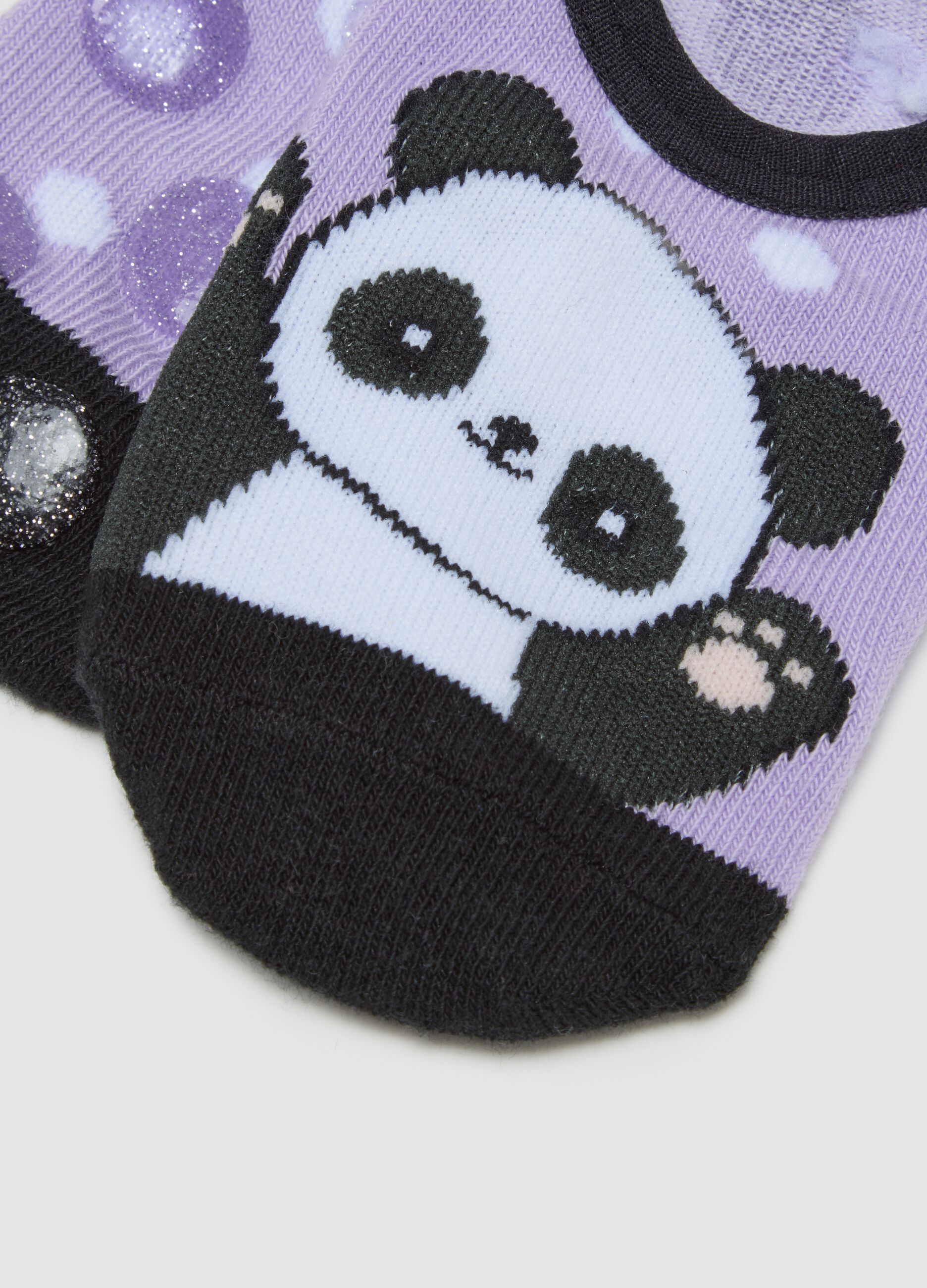 Girls' Multicolor Cotton Blend Slim Fit Socks