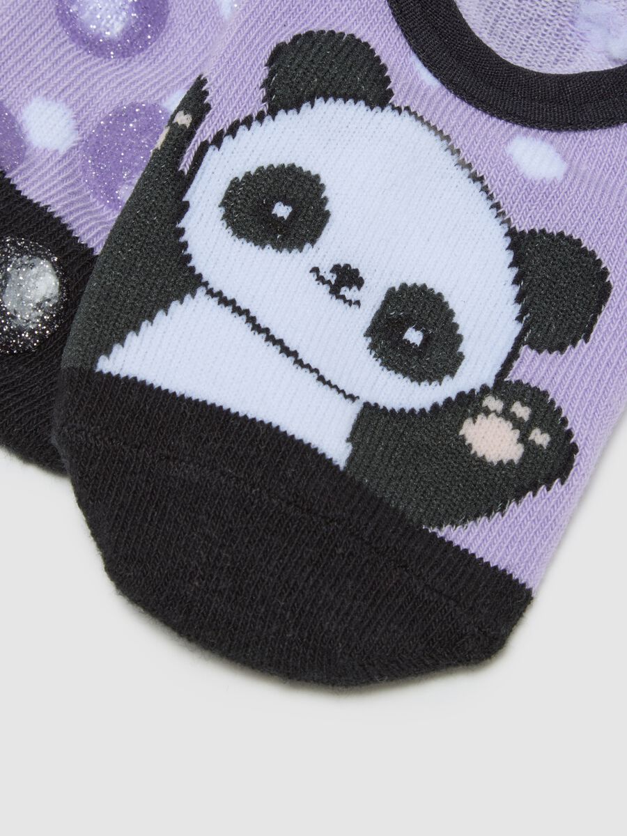 Calze da bambina in misto cotone multicolor slim fit_2