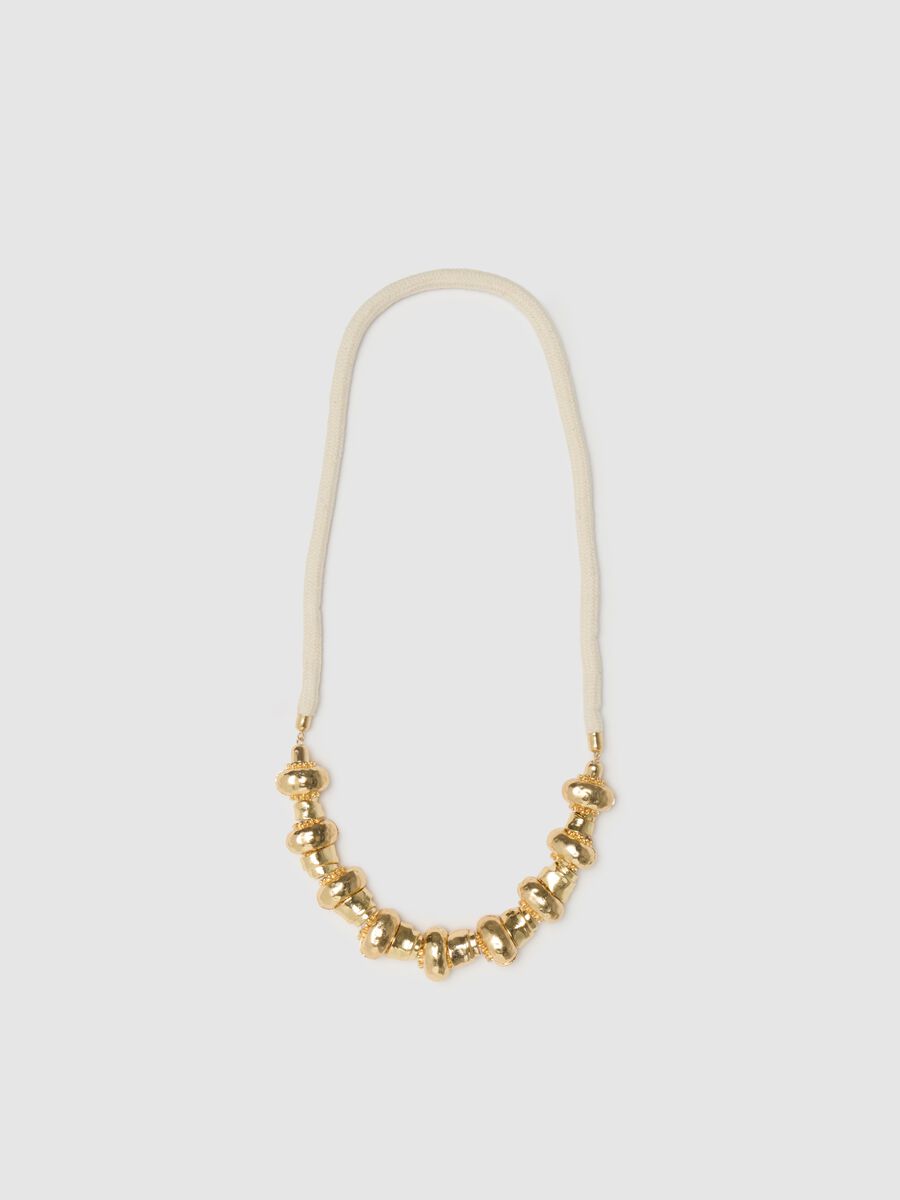 Women's Multicolour Brass Necklace_1