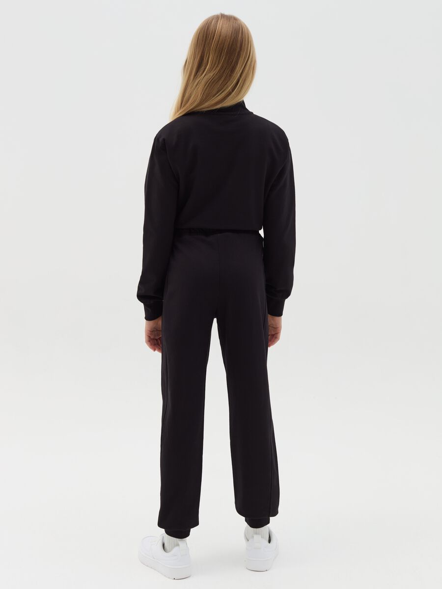 Joggers con coulisse e stampa logo_2