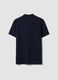 Navy 2-Way Stretch cotton polo shirt, regular fit_2