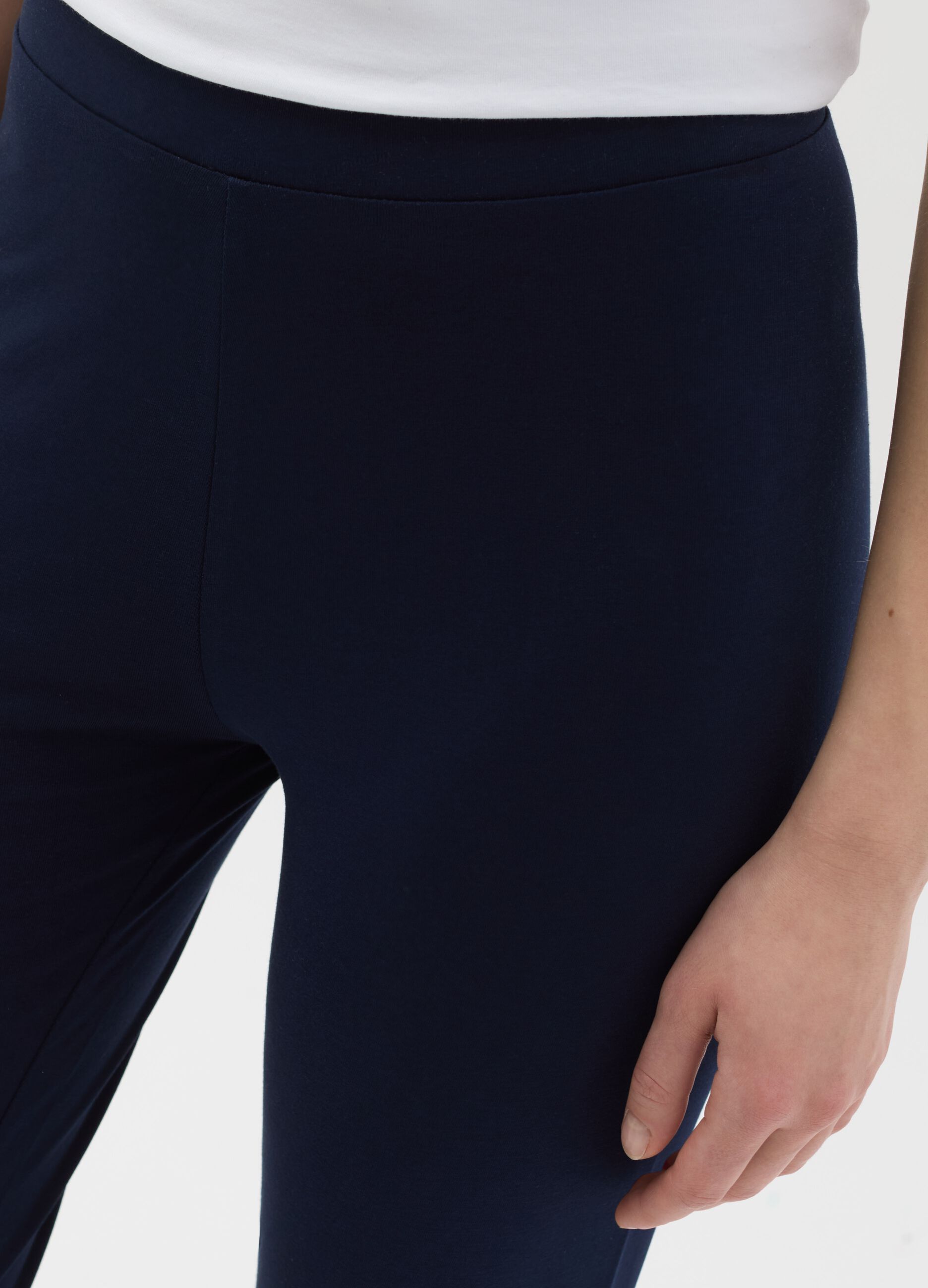 Essential leggings in stretch cotton