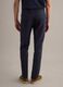 Regular fit pure blue linen trousers_2