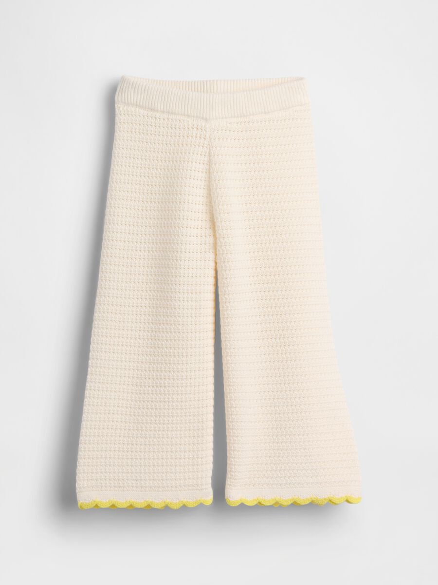 Pure cotton palazzo trousers_0