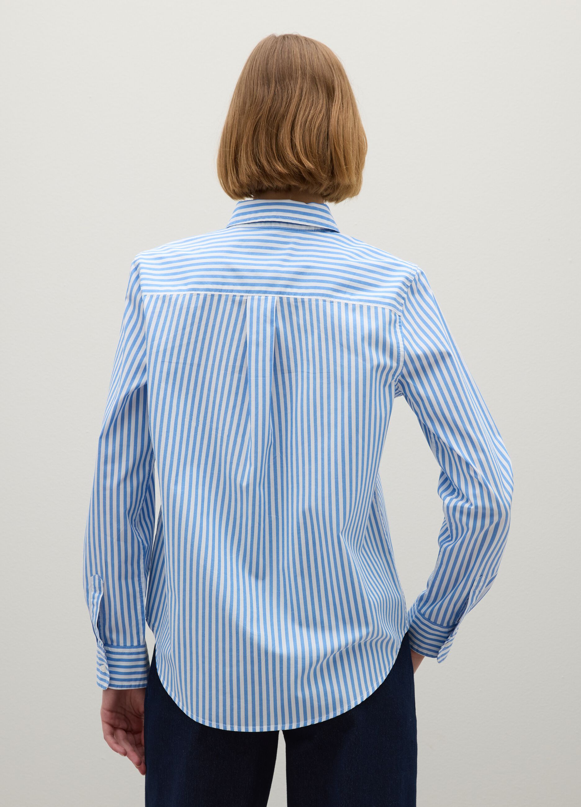 Camicia in puro cotone multicolor regular fit