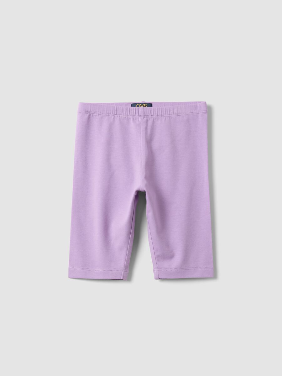 Purple organic cotton shorts_0